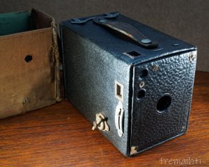 Old Brownie Camera and Case